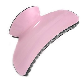 90mm Across/Large Pastel Pink Acrylic Hair Claw/Hair Clamp