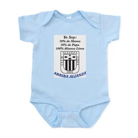 CafePress Alianza Lima Infant Bodysuit Cute Infant Bodysuit Baby Romper Sky Blue