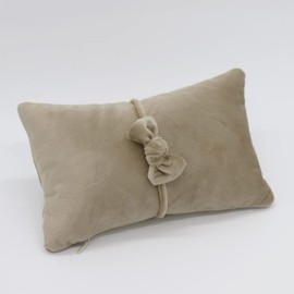 Zeroest Posing Pillows Newborn Photography Baby Posing Pillow Infant Photo Shoot Props Velvet Posing Pillow with Headband (Tan)