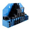 Accusize Industrial Tools 58 Pc Steel Clamping Kit with Wall