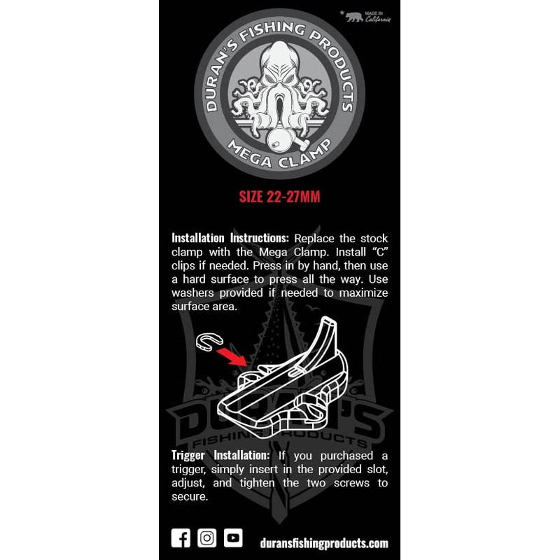 DFP Mega Clamp (Black, 22-27MM)