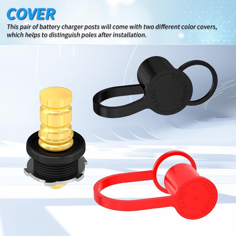 Remote Battery Terminals with Mounting Bracket and Cables, Battery Jump