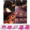 Jeiento Cool Wolf Pattern Car Seat Covers Full Set Bucket