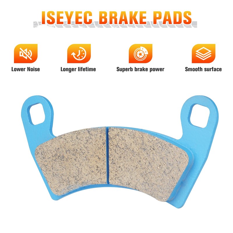 Front Rear Brake Pads Ceramic for Polaris RZR XP S4