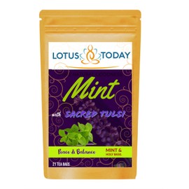Tulsi Tea Sacred Holy Basil Tea , Sleepy Relax Herbal Tea Immune Support