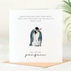 Beau Willows You Are My Penguin Valentines Card - Cute