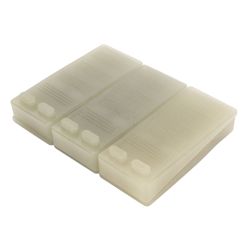 6Pcs Door Stoppers Rubber Wedge Stops Windproof Crashproof Fluorescent for