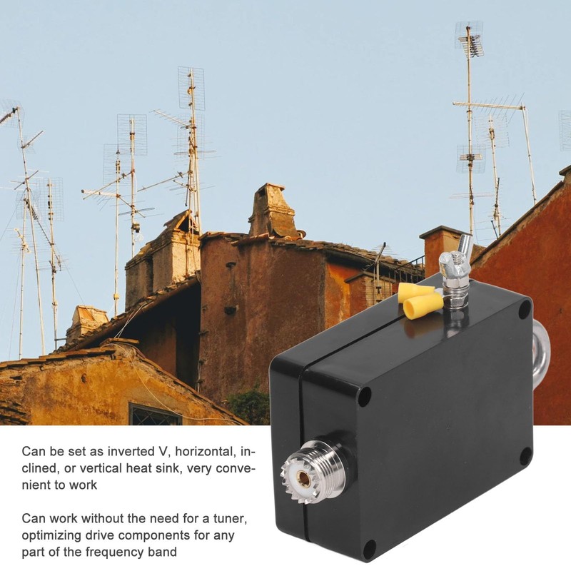 Mavaol Shortwave Antenna Balun 5-35MHz 49:1 100W PEP with BNC