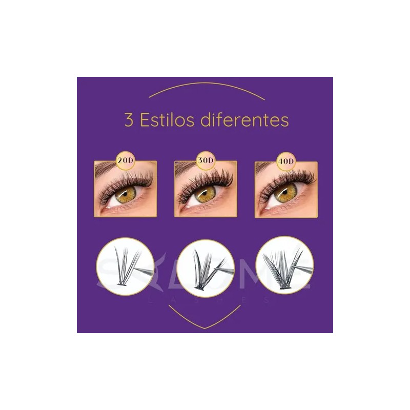 Pestañas Diy Golle Para Colocar En Casa Lash Kit P30