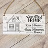 New Home Plaque - Celebrate Your First Home with Love