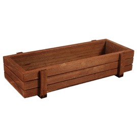 JTLB Window 23 * 9 * 4 Indoor/Outdoor Wooden Flower Succulent Planter Box Home Garden Rectangle Storage Box