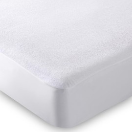 Charms Trend Waterproof Mattress Protector Small Double - 100% Cotton Terry Towel Breathable Mattress Cover - Machine Washable – Small Double (122x190+30cm)