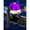 Bike Bell with RGB Lights, Bike Bell for 19-31.8mm Bicycle
