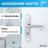 lockzz Door Handle Set Nuremberg Stainless Steel Matt Brushed -