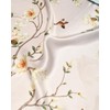 MayTree 100% Mulberry Silk Scarf - Square Magnolia White 53