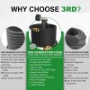 Garden Third Generation Expandable Garden Hose 100ft, GREEN