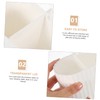 ULTECHNOVO Cotton Swabs Container with Lid Compartment Makeup Organizer Storage
