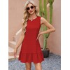 Naggoo Beach Dress for Women Sleeveless Short Dress Summer Outfits