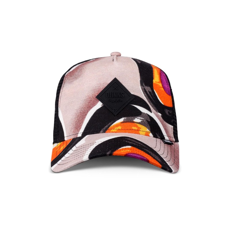 Djinns - Paintdots (Black/Orange/Purple) - Trucker Cap Mesh Cap Hat