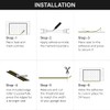 10Ft/3M Garage Threshold Seal Strip. Weatherproof EPDM Rubber Strip Replacement