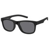 Polaroid Kids' PLD 8020/S Y2 YYV Sunglasses, Black Rubber/Grey Pz,