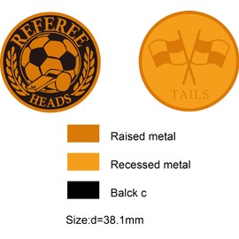 Pin-1 Soccer Referee Flipping Coin Classic