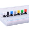 HUAZIZ 105 Pieces Tactile Push Switch 6 x 6 x