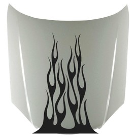 Tribal Flame Fire Car Decals Hood Decal Vinyl Sticker Auto Decor Graphic Kit Aftermarket Stickers