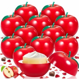 Swiffen 12 Pcs Apple Hand Cream Gifts Set for Women, Valentines Day Teacher Appreciation Gifts Funny Fruit Hand Cream for Employee Teacher Appreciation Valentine's Galentine's Day Gift