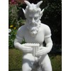 JFSM INC. Pan Playing Flute on Rock Statue - Greek