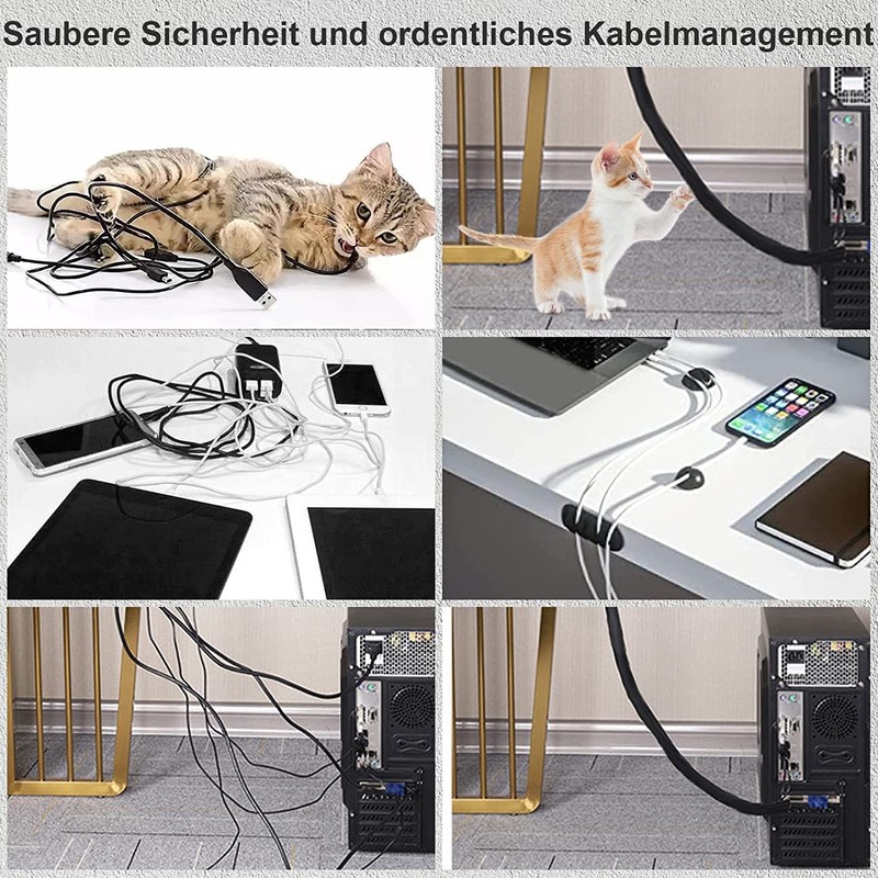 181pcs Cable Management Box, Organizer for Cords and Wires