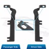 WEISEN Hood LED Light Pod Mounting Brackets For Chevy Silverado