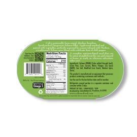 COLE’S - Patagonian Smoked Salmon Fillet with Vegetables| Ready to Eat Meal | 5.6 oz Canned & Hand-Packed | 19g Protein | High in Vitamin D | 6 Pack