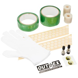OUTEX CLEAR TUBELESS KIT CRF1000L Africa Twin/KTM 950 990 ADVENTURE/Triumph NEW TIGER 800XC Front and Rear Set