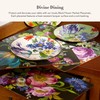 MACKENZIE-CHILDS Set of 4 Cork-Back Placemats, Hard-Finish Table Mats, (Color)