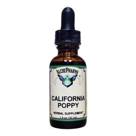 California Poppy Tincture from Organic Flowers (True Eschscholzia Californica)