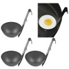 3pcs Egg Poacher -Food-Grade 430 Stainless Steel Poached Egg Cooker,