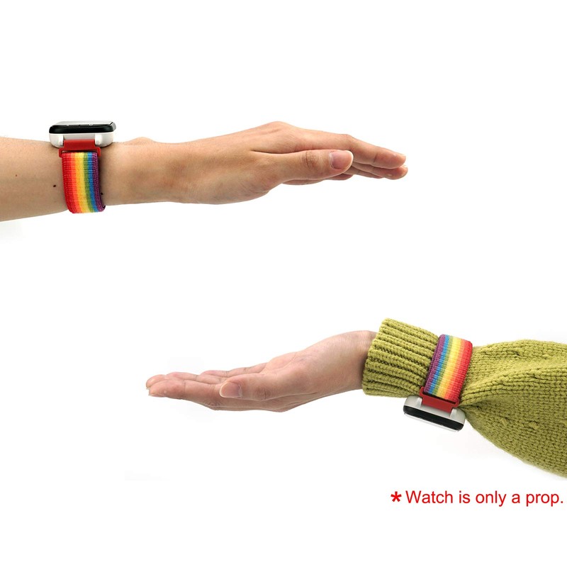 IVAPPON Hook Loop Gizmo Watch Nylon Strap with Quick Release