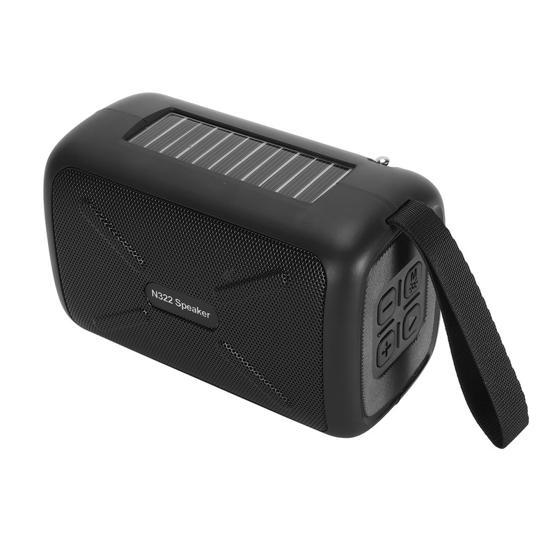 Portable Solar FM Radio Support USB Memory Card AUX Input