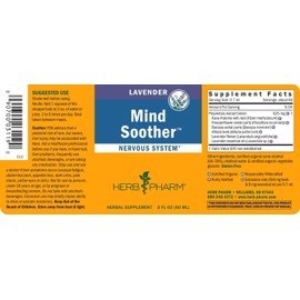 Herb Pharm Anxiety Soother Liquid Herbal Formula with Kava Extract and Lavender Essential Oil for Mild and Occasional Anxiety Support* - 2 Ounce