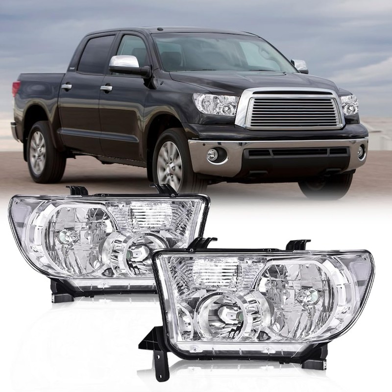 G-PLUS Headlights Compatible with Toyota Tundra 2007-2013/Compatible with Toyota Sequoia