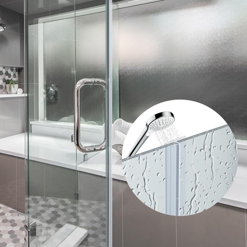 Yecaye 3 Pack Shower Door Seal,Shower Door Sweep,Frameless Glass Seal