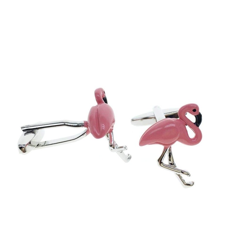 Cuff-Arts Cufflinks for Men Flamingo Cufflinks with a Gift Box