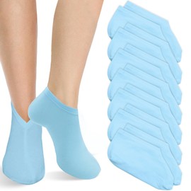 7 Pairs Moisturizing Socks Overnight, Scettar Spa Socks for Dry Fee, Cotton Moisture Enhancing Socks Thin Foot Spa Socks Cotton Socks for Moisturising for Dry Cracked Feet