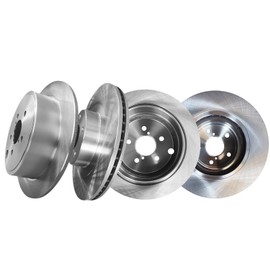 PM Auto Set of 4 Front 293mm-Rear 286mm Brake Disc Rotors For 2010-2014 Subaru Outback