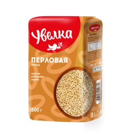 Uvelka Kasha Pearl Barley - 800g (28.2oz), Organic Food, Pack of 1