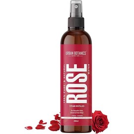 UrbanBotanics® Pure & Natural Rose Water/Skin Toner - 6.76 fl. Oz - Steam Distilled - Gulab Jal - Organic - Chemical Free