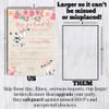 Watercolor Pink Floral Cow-Themed Baby Sprinkle Shower Invitations, 4 5x7