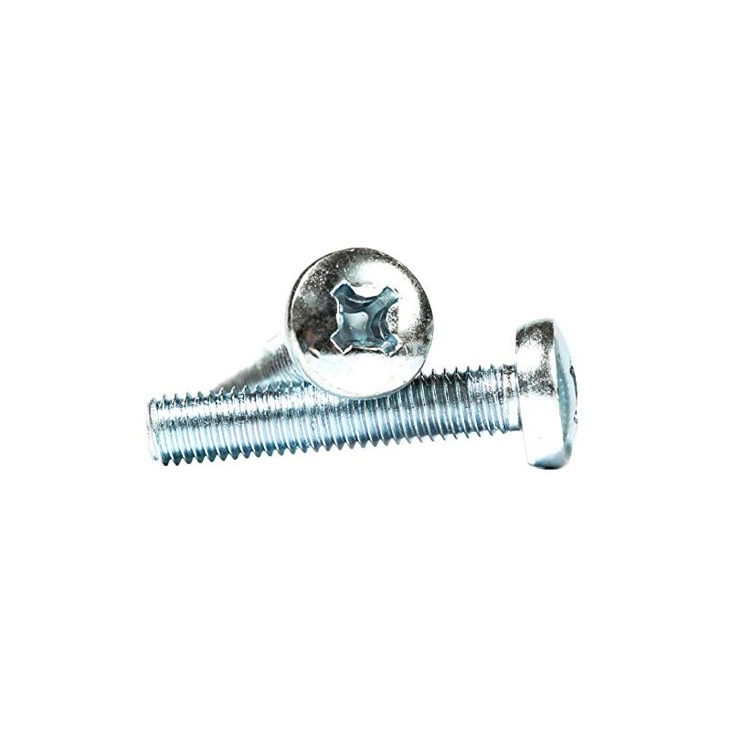 M8 (8mm x 45mm) Phillips Pan Head Machine Screws Zinc
