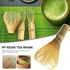 Shoyisenka Matcha Whisk, Easy to Clean Reusable Powder Whisk, Resin